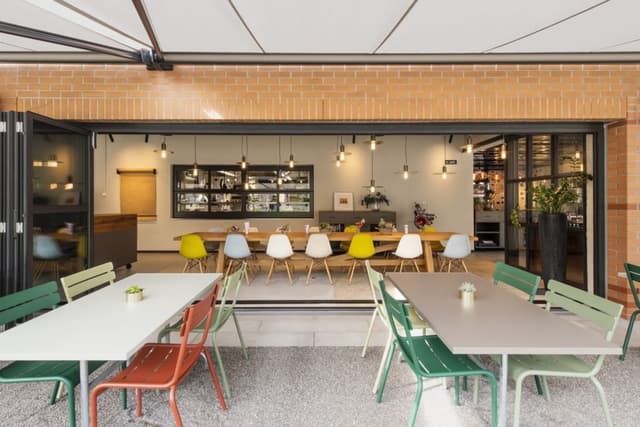 Stylish cafeteria for Swiss Krono