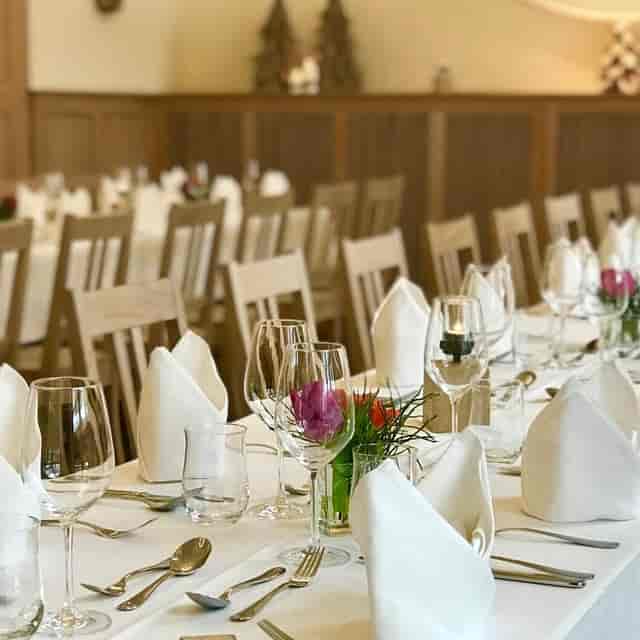 Salettl banquet, elegant floral centerpieces, formal dinner, reception