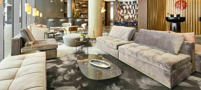 NH Collection Munich Bavaria modern lounge networking event