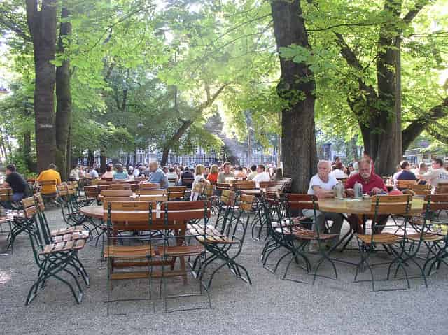Beer garden