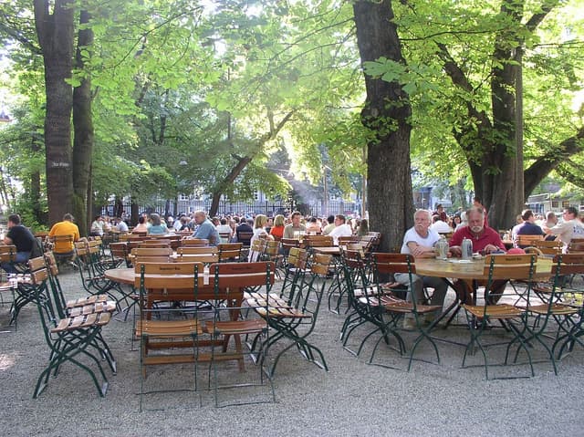 Beer garden