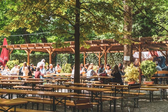 Beer garden