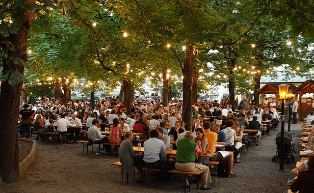 Beer garden