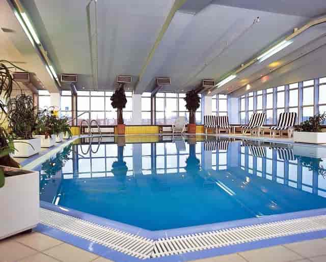 Munich hotel pool, networking event venue, welcome reception