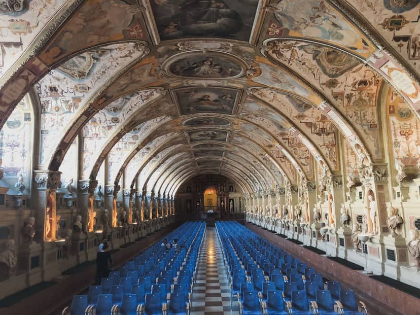 Munich church event venue, historic gala lecture