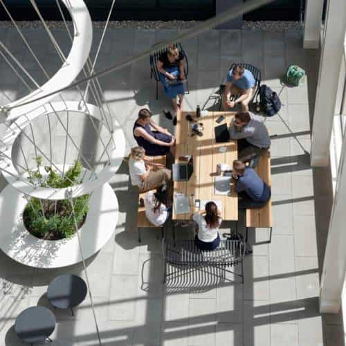Munich Urban Colab coworking meeting space, modern, natural light