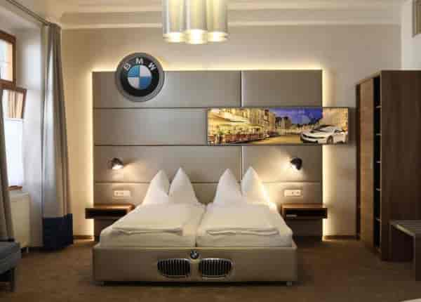 Hotel Mader branded meeting room, corporate retreat, product launch