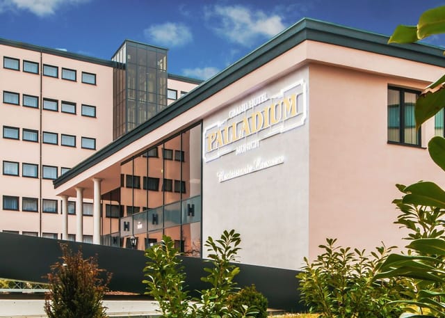 Grand Hotel Palladium modern exterior event venue conference
