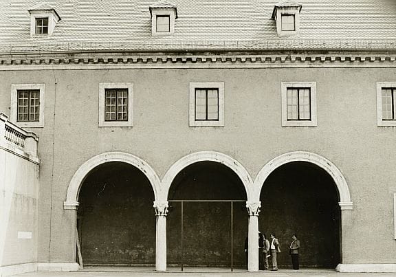 Bayerisches Nationalmuseum seminar room, historic facade, event venue