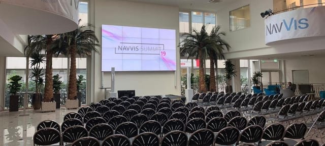 Isarpost event hall, LED screen, summit conference