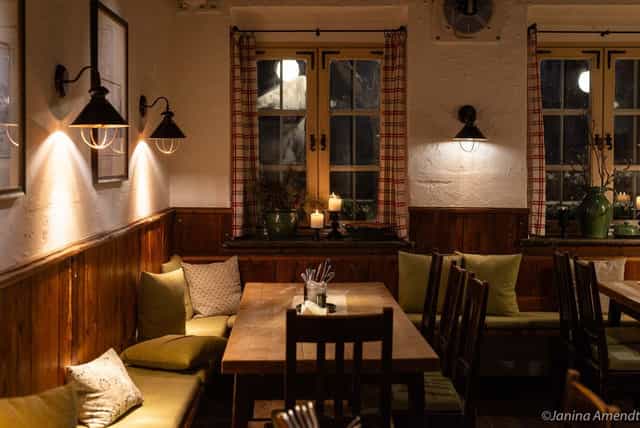 Rustic Emmeramsmühle dining, corporate event, holiday party