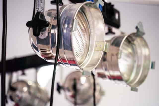 Musical academy audition spotlight lighting