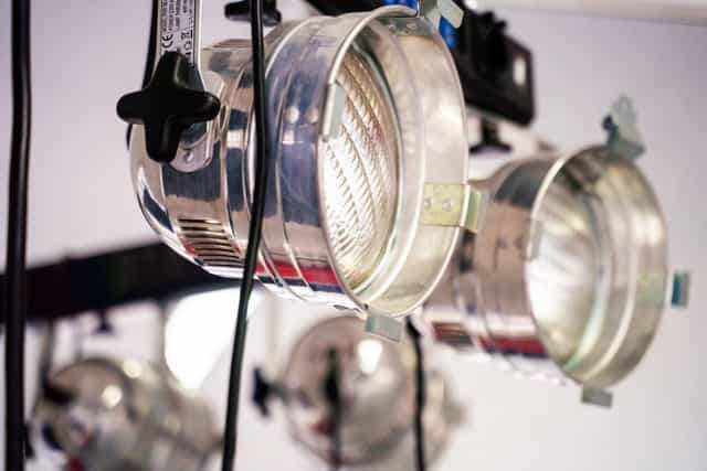 Musical academy audition spotlight lighting