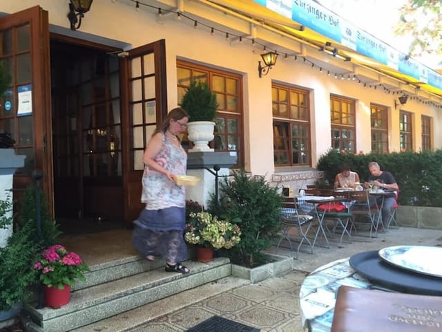 Bavarian restaurant outdoor dining, events, reception