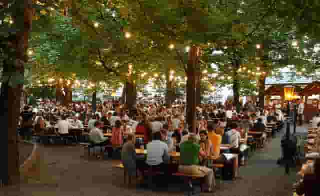 Beer garden