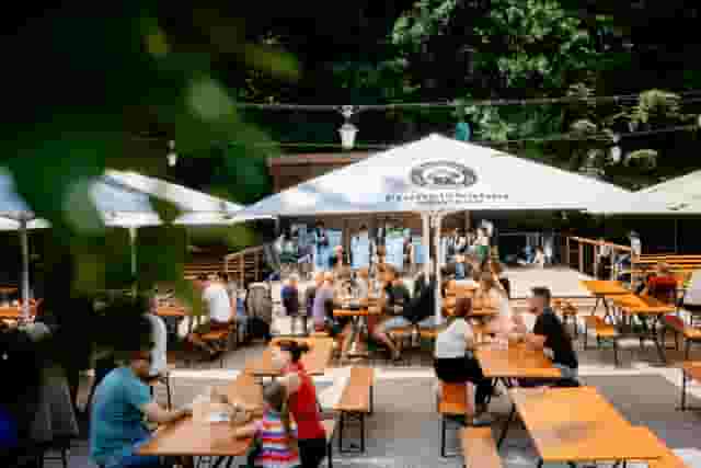 Beer garden