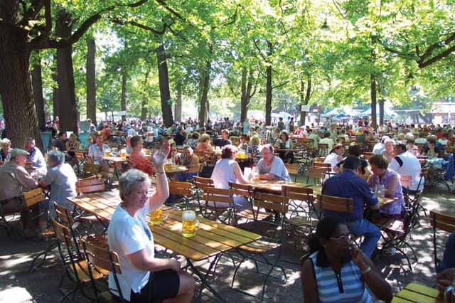 Beer garden