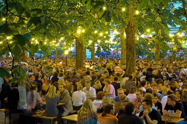 Beer garden