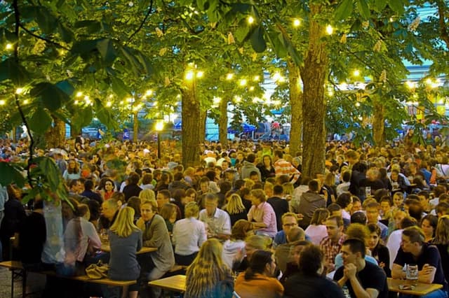 Beer garden