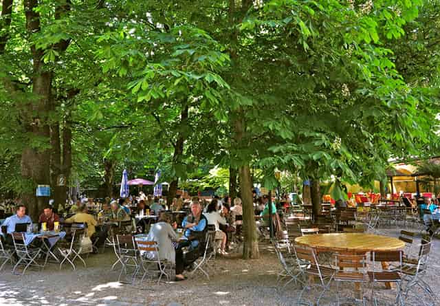 Beer garden