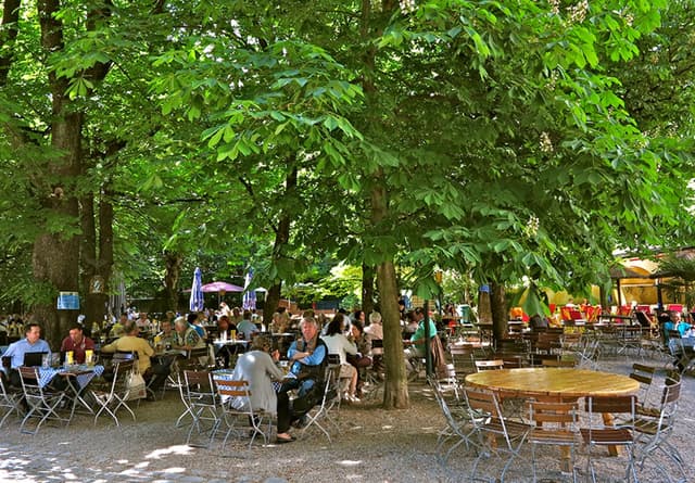 Beer garden