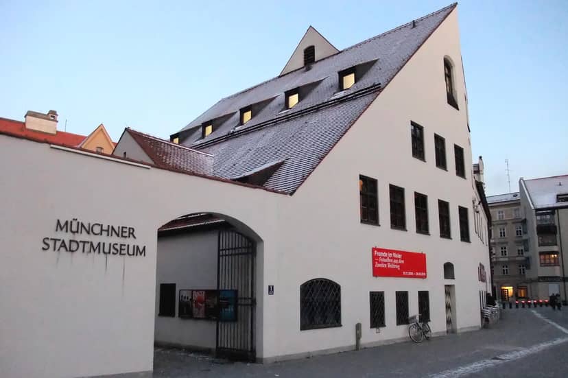 Exterior of Münchner Stadtmuseum Filmmuseum, a historic venue for unique corporate event spaces.