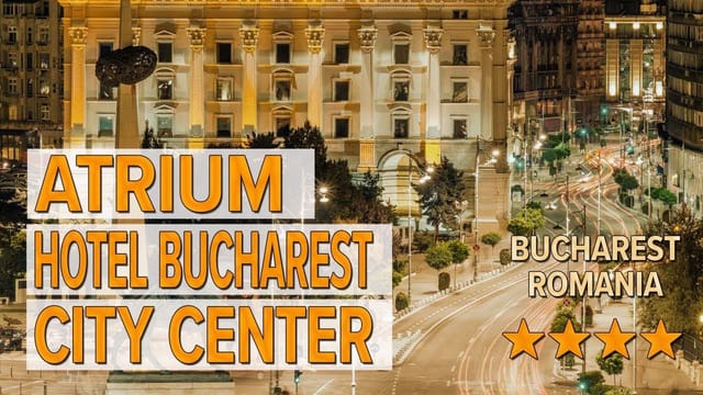 Atrium Hotel Bucharest city-center event space for upscale business conferences.
