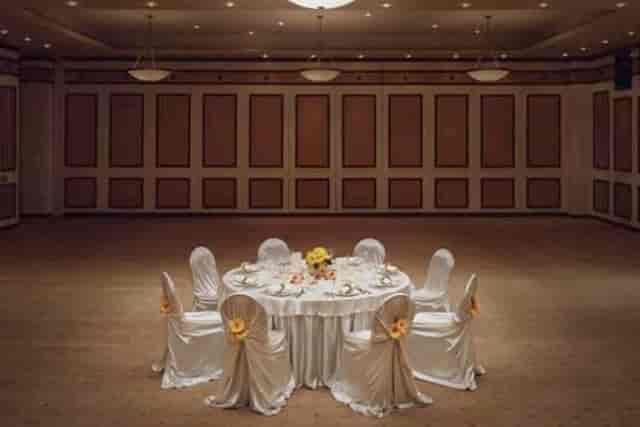 Empty ballroom at CARO Urban Resort, versatile event space for corporate or wedding venue rental.