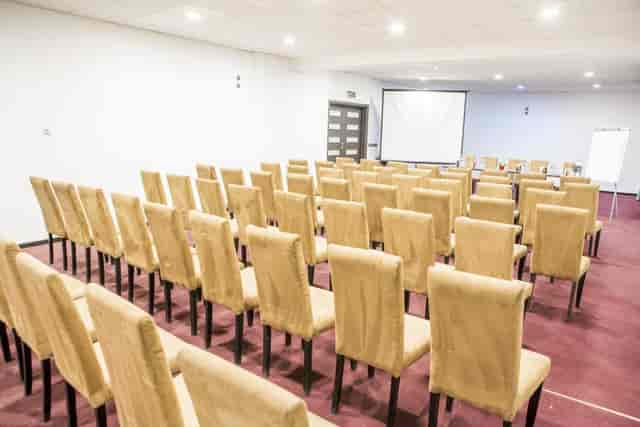 Theater-style conference room at Phoenicia Hotel for corporate meetings and workshops.