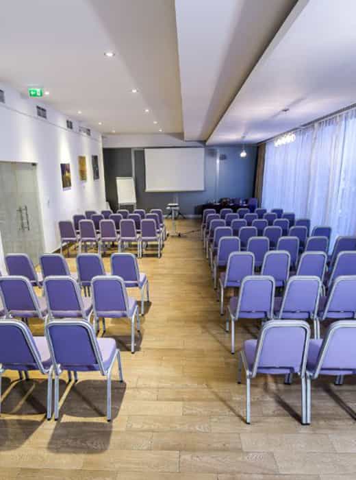 Theater-style conference room at Hotel Marshal Garden for business events and professional seminars.