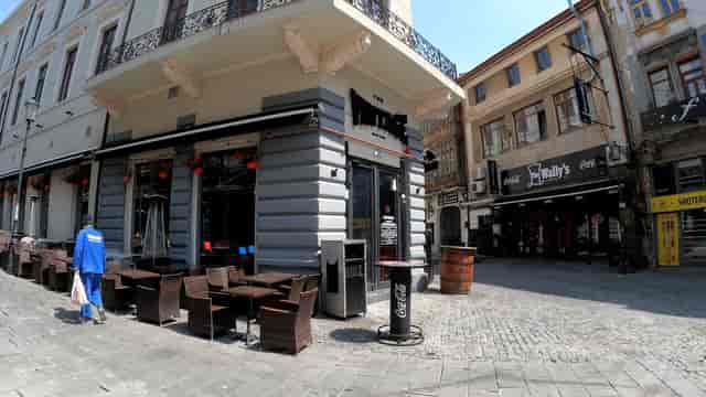 Vintage pub corner venue featuring outdoor space, perfect for networking mixers and breakout events.