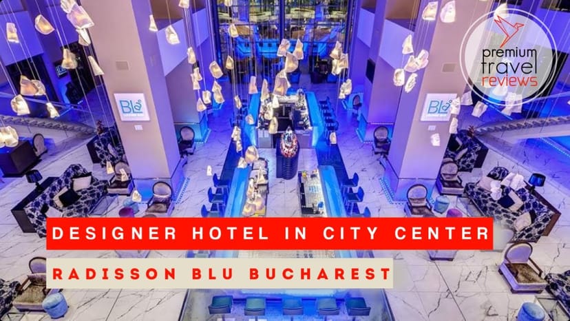 Modern ARISTOCOOL lobby at Radisson Blu Bucharest for networking receptions and event registration.