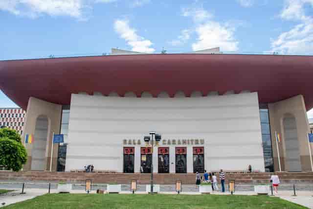 I.L. Caragiale National Theatre Small Hall façade for gala events and formal plenary sessions.