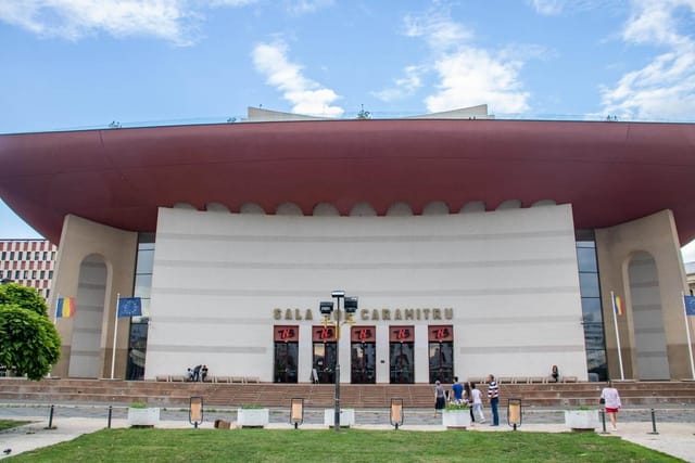 I.L. Caragiale National Theatre Small Hall façade for gala events and formal plenary sessions.