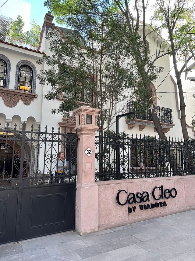 Boutique Casa Cleo hotel venue for intimate private dinners and curated workshops.