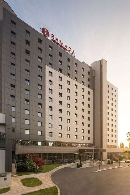 Modern Ramada Plaza Bucharest conference rooms for corporate events and business meetings.