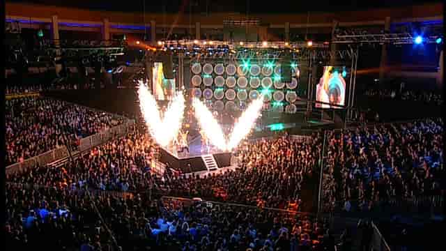 Sala Titulescu arena with LED backdrop for professional stage production and corporate events.