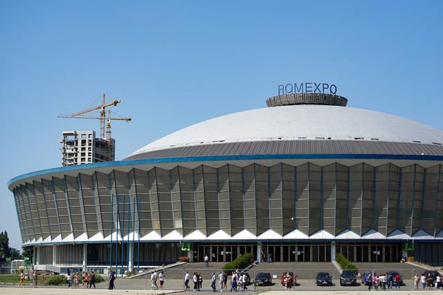 Titulescu Hall, ROMEXPO: high-capacity venue for large-scale tradeshows and business exhibitions.