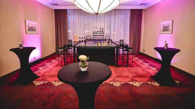 Elegant conference room at JW Marriott Bucharest for corporate events and receptions.