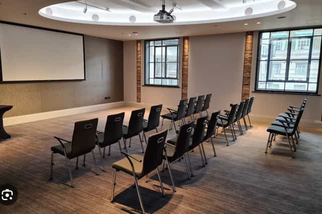 Modern meeting room at etc.venues County Hall, ideal for corporate events and workshops.