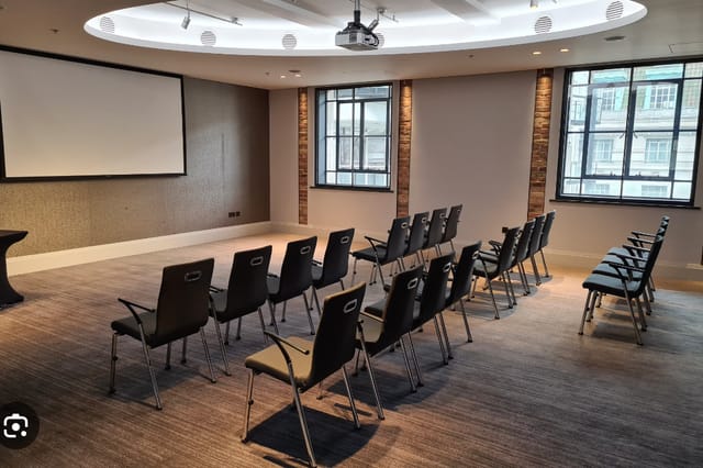 Modern meeting room at etc.venues County Hall, ideal for corporate events and workshops.