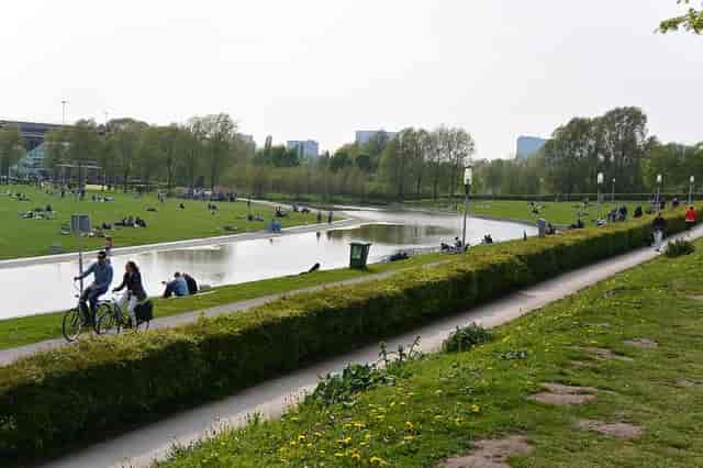 Westerpark outdoor venue for corporate team-building and wellness events.