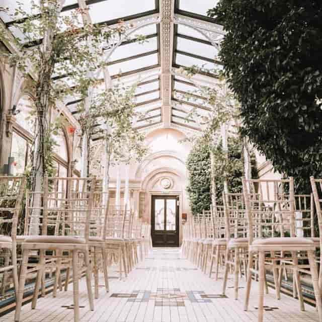 Charming Tipi Receptions at Sandon Hall, elegant venue for weddings and upscale events.