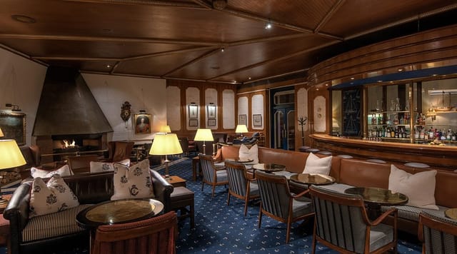 Sophisticated Half Moon Lounge banquet hall for VIP networking and corporate receptions.