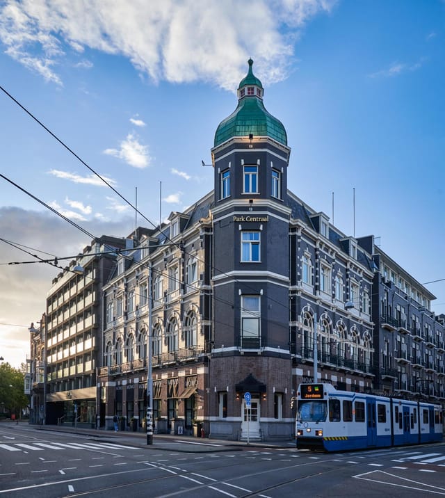 Wilhelmina at Park Centraal Amsterdam: historic boutique venue for corporate and social events.