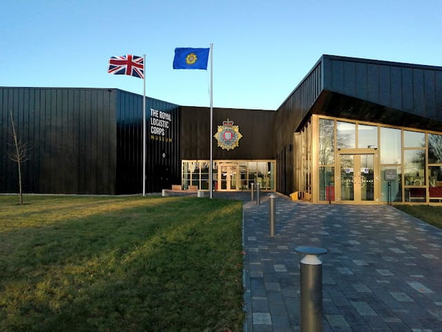 Modern meeting room entrance at The RLC Museum, ideal for professional corporate event venues.