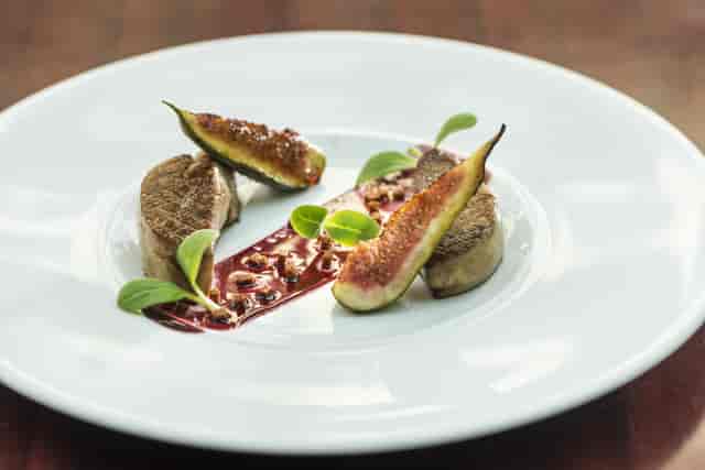 High-end banquet course at AOC Buffet, Sofitel Dubai: elegant executive dinner, awards gala menu.
