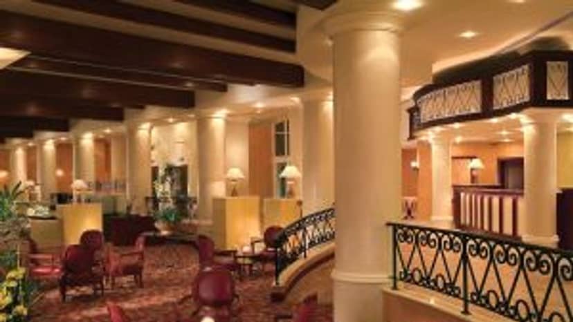 Grand Ballroom at Copthorne Lakeview, elegant high-ceilinged venue for corporate events or meetings.