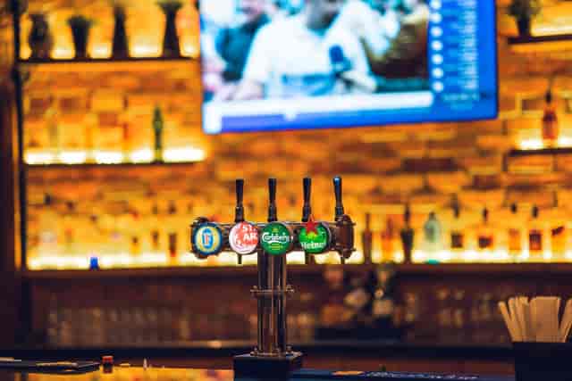 Neighbourhood Bar draught beer station for casual corporate networking events.