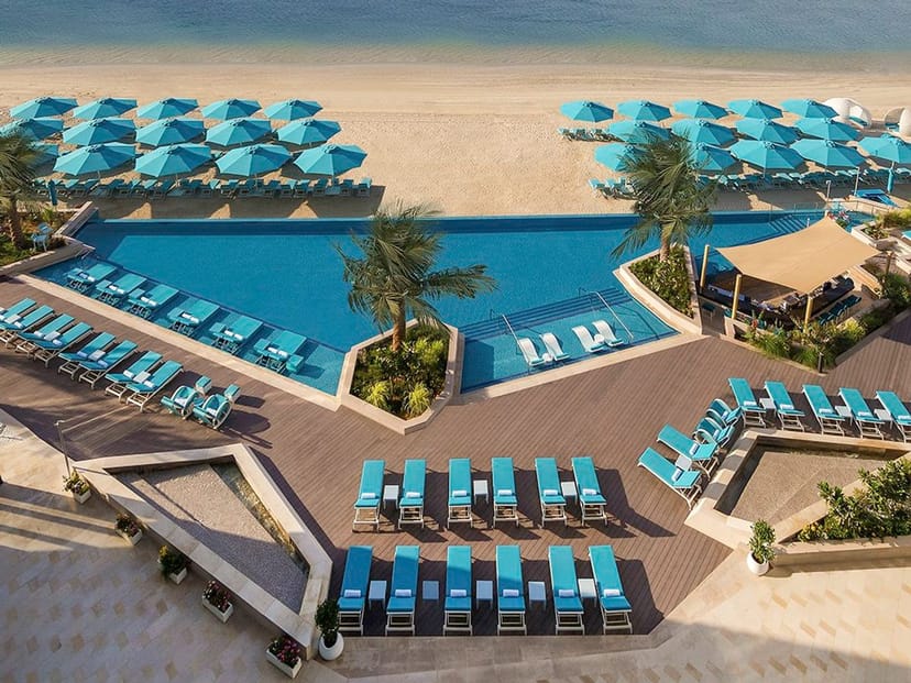 Luxury conference venue with poolside deck for incentive travel and corporate retreat events.